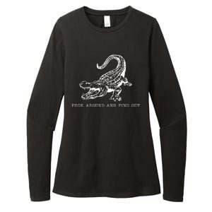 Crocodile Fuck Around And Find Out Womens CVC Long Sleeve Shirt