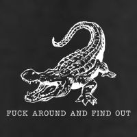 Crocodile Fuck Around And Find Out 25L Jumbo Tote