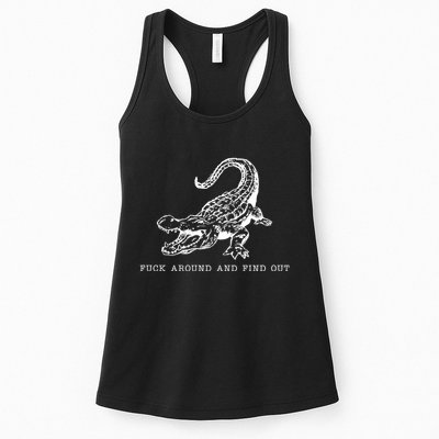 Crocodile Fuck Around And Find Out Womens Tank Top