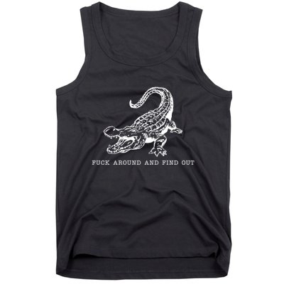 Crocodile Fuck Around And Find Out Tank Top