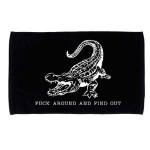 Crocodile Fuck Around And Find Out Microfiber Hand Towel