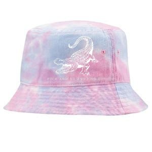 Crocodile Fuck Around And Find Out Tie-Dyed Bucket Hat