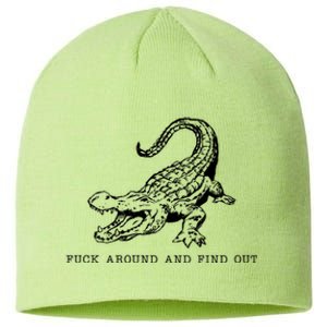 Crocodile Fuck Around And Find Out Sustainable Beanie