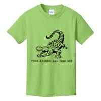 Crocodile Fuck Around And Find Out Kids T-Shirt