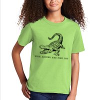 Crocodile Fuck Around And Find Out Kids T-Shirt