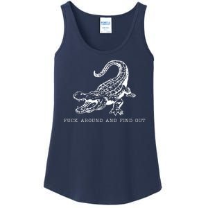 Crocodile Fuck Around And Find Out Ladies Essential Tank