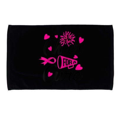 Cheer For A Cure Breast Cancer Awareness Gift Microfiber Hand Towel