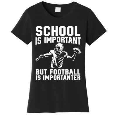 Cute Football Art For American Football Player Women's T-Shirt