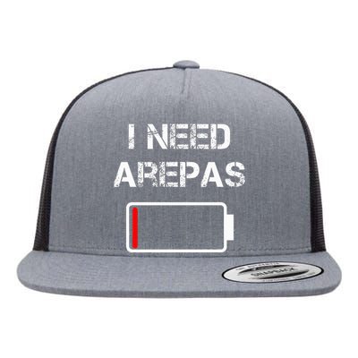 Colombian Food Arepas I Need Arepas Flat Bill Trucker Hat