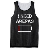 Colombian Food Arepas I Need Arepas Mesh Reversible Basketball Jersey Tank