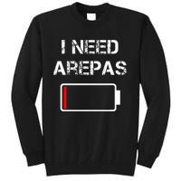 Colombian Food Arepas I Need Arepas Tall Sweatshirt