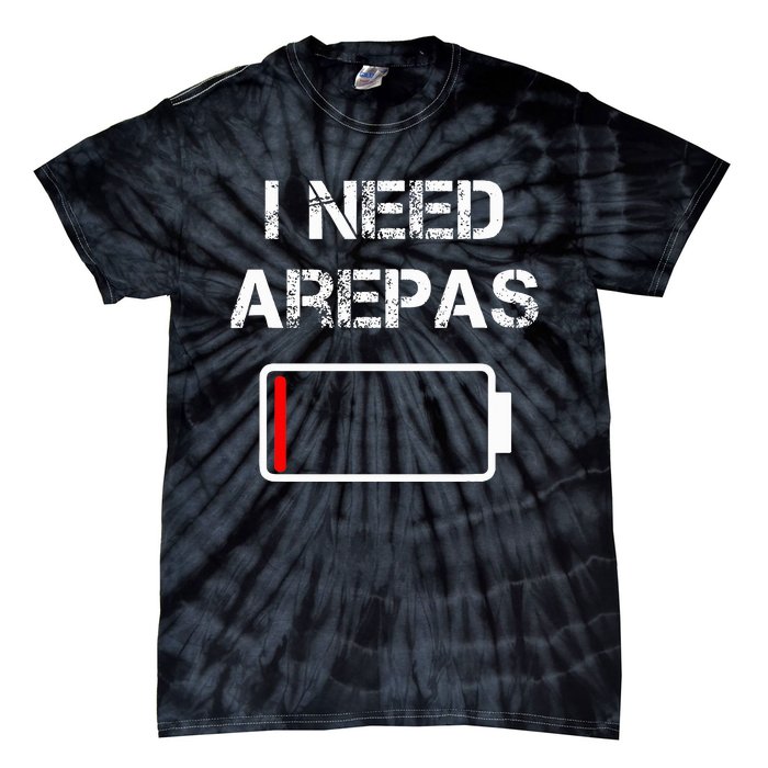 Colombian Food Arepas I Need Arepas Tie-Dye T-Shirt