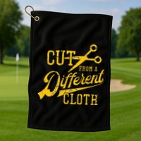 Cut From A Different Cloth Urban Hip Hop Golf Towel