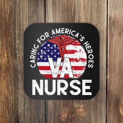 Caring For AmericaS Heroes Patriotic Va Nurse Coaster