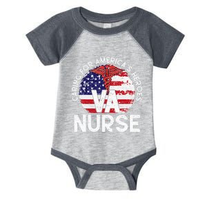 Caring For AmericaS Heroes Patriotic Va Nurse Infant Baby Jersey Bodysuit