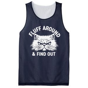 Cat Fluff Around Funny Sarcastic Quote Humor Hoodie Mesh Reversible Basketball Jersey Tank