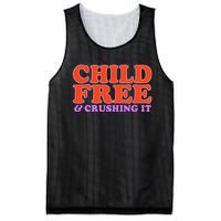 Child Free And Crushing It Mesh Reversible Basketball Jersey Tank