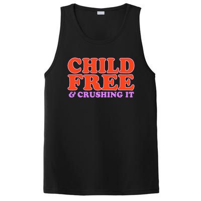 Child Free And Crushing It PosiCharge Competitor Tank