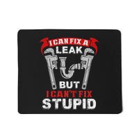 Can Fix A Leak CanT Fix Stupid Funny Plumber Mousepad