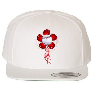 Cute Flower Atlanta Retro Baseball Lover Wool Snapback Cap