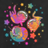Cute Funny Astronaut Space Kitty Cats Cool Comfort Performance Bucket Hat