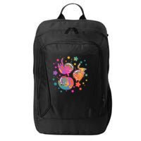 Cute Funny Astronaut Space Kitty Cats City Backpack