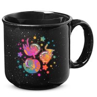 Cute Funny Astronaut Space Kitty Cats 15oz Campfire Ceramic Mug