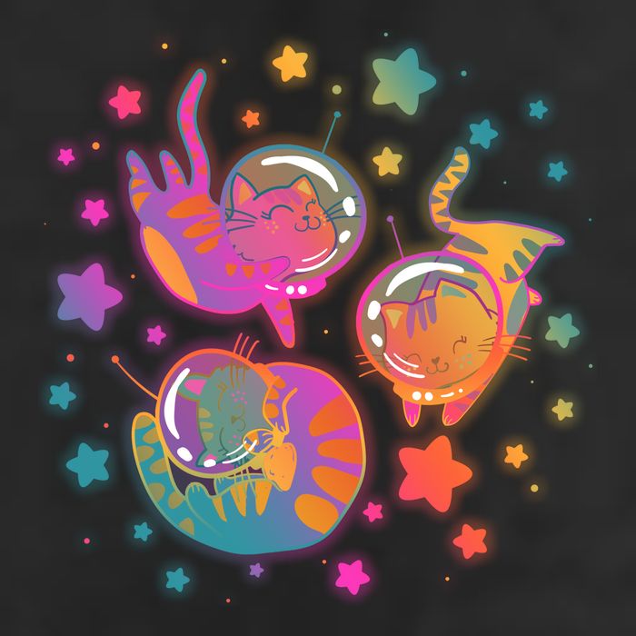 Cute Funny Astronaut Space Kitty Cats 15oz Campfire Ceramic Mug