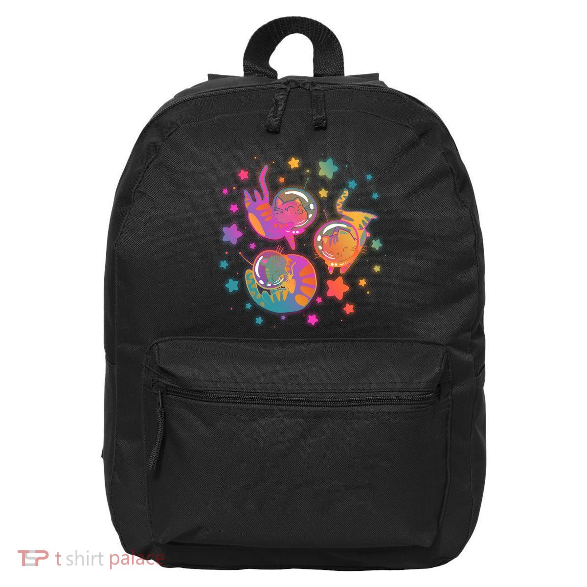 Cute Funny Astronaut Space Kitty Cats 16 in Basic Backpack