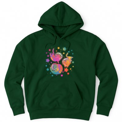 Cute Funny Astronaut Space Kitty Cats Hoodie