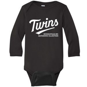 Cj Fogler Account May Or May Not Be Notable Twins Minneapolis.Mn Collection Baby Long Sleeve Bodysuit