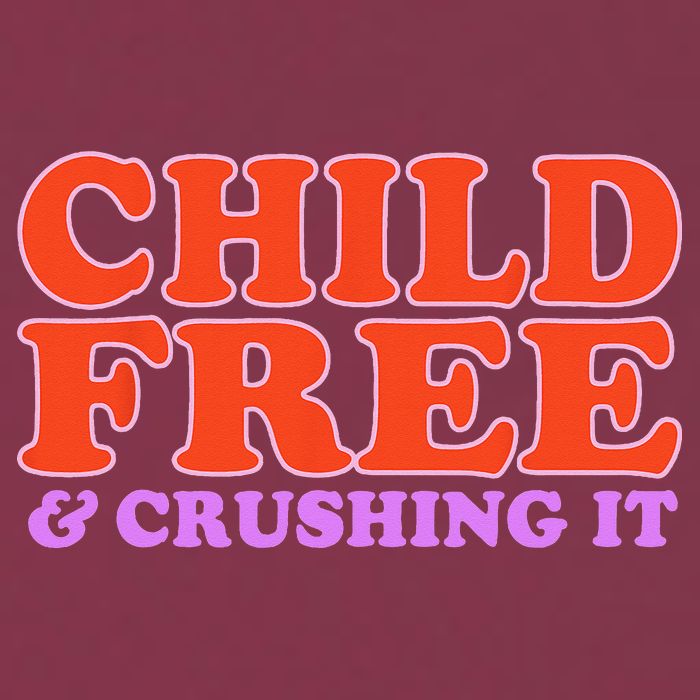 Child Free And Crushing It Funny sayings 16oz Travel Tumbler