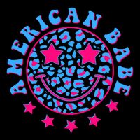 Cute Funny American Babe Leopard Print Smiley Emoji Sustainable Bucket Hat