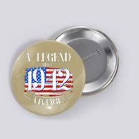 Cute Funny A Legend Since 1942 Vintage USA Flag 80th Birthday Button