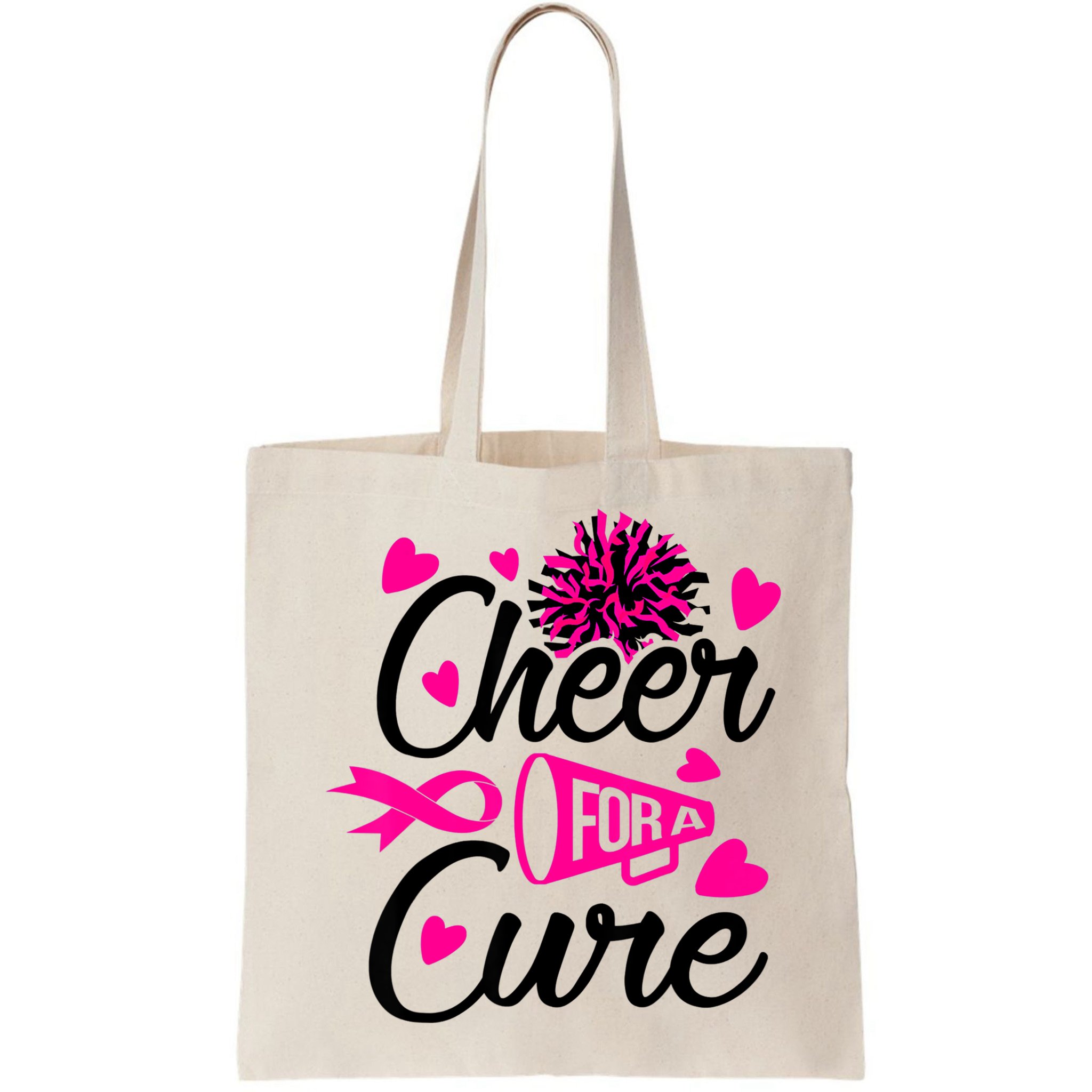 Cheer For A Cure Breast Cancer Awareness Bag