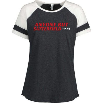 Cincinnati Football Anyone But Satterfield Enza Ladies Jersey Colorblock Tee