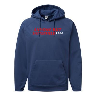 Cincinnati Football Anyone But Satterfield Performance Fleece Hoodie