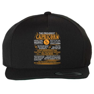 Capricorn for  Astrology birthday Capricorn  Wool Snapback Cap