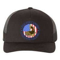 Catfish Fisherman American Flag Catfishing Flathead Yupoong Adult 5-Panel Trucker Hat