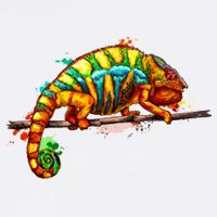 Chameleon From A Splash Mousepad