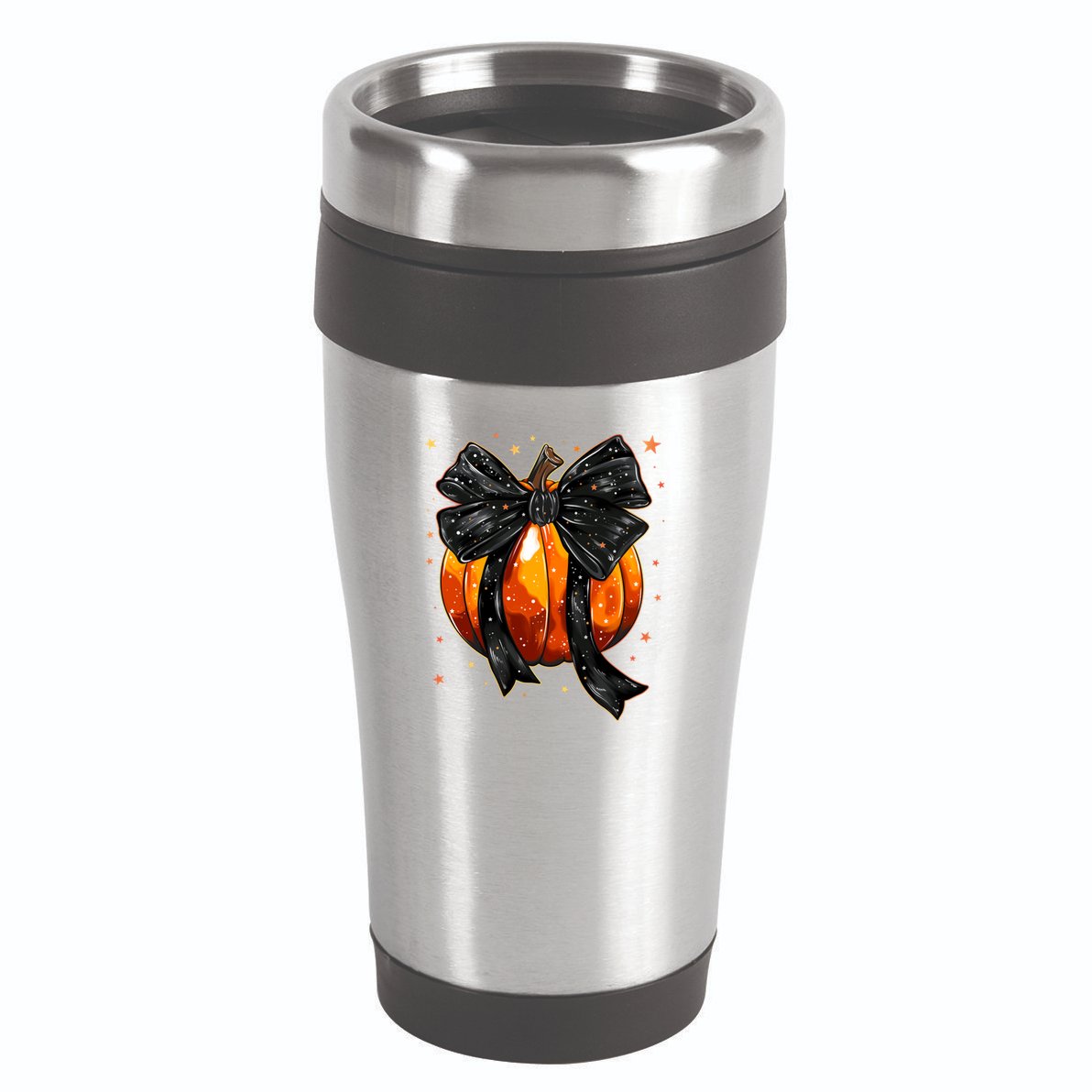 Cute Fall Autumn Halloween Pumpkin 16oz Travel Tumbler