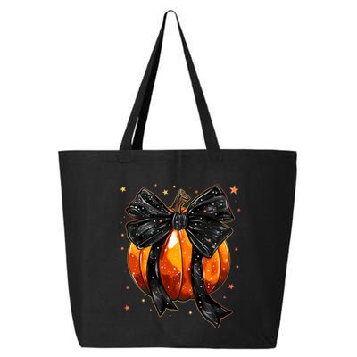 Cute Fall Autumn Halloween Pumpkin 25L Jumbo Tote