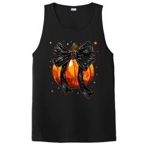 Cute Fall Autumn Halloween Pumpkin PosiCharge Competitor Tank