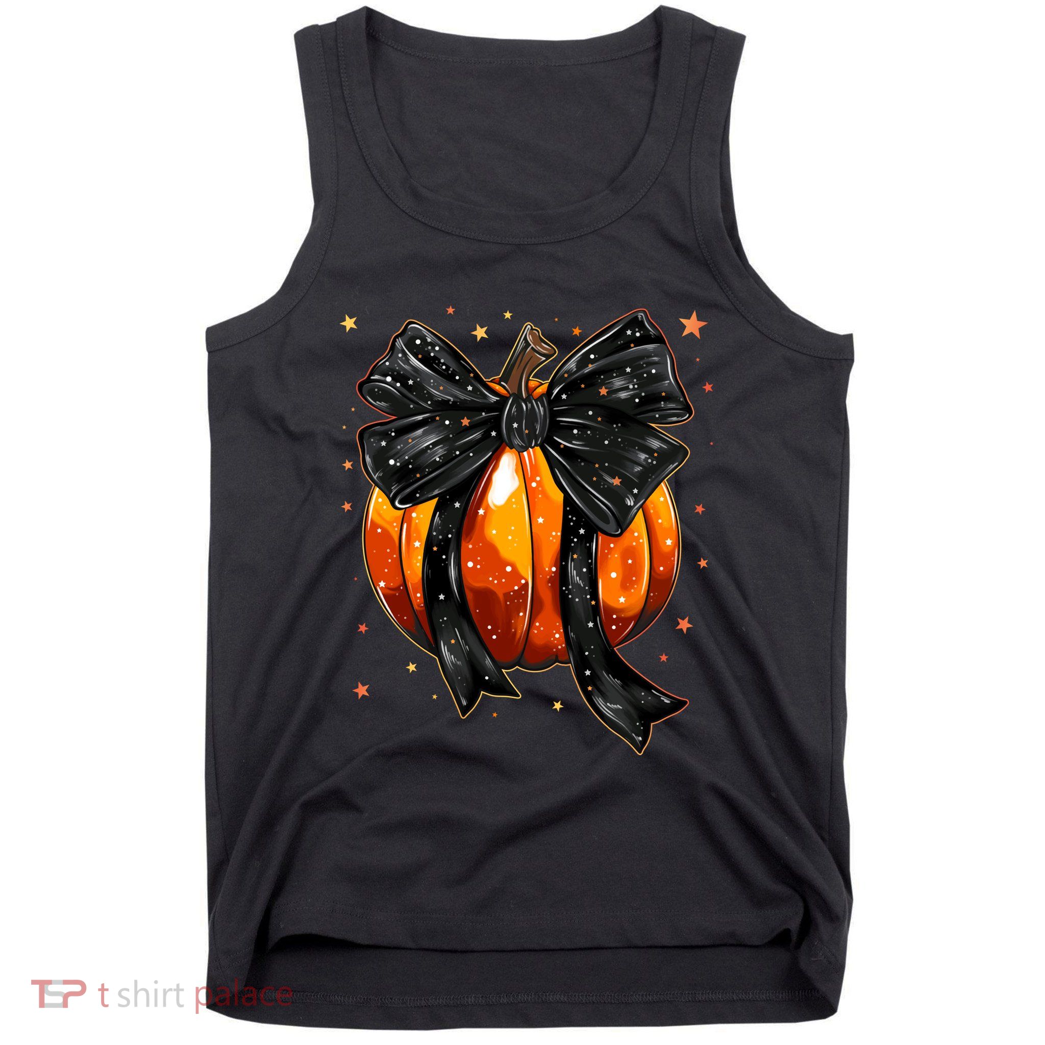 Cute Fall Autumn Halloween Pumpkin Tank Top
