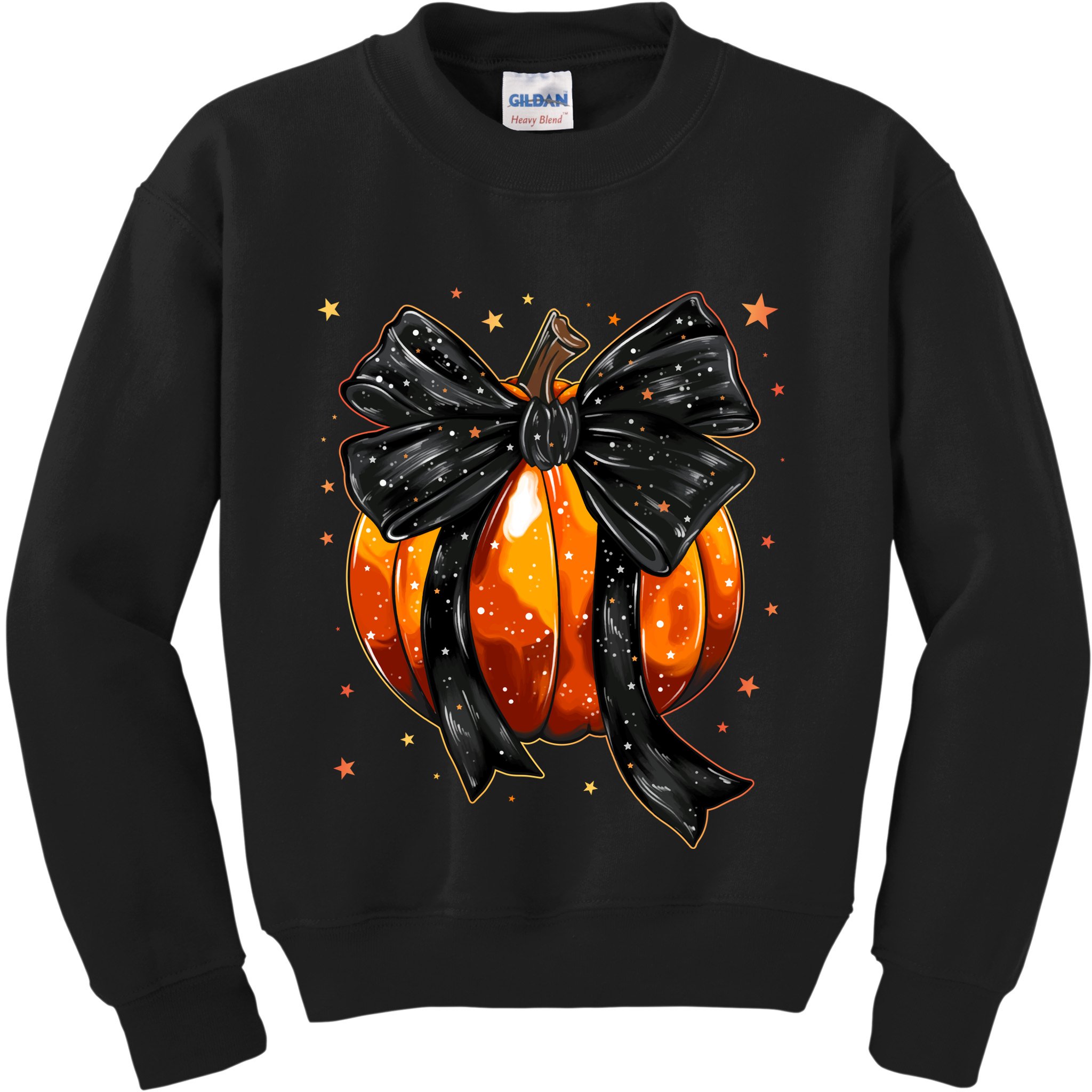 Cute Fall Autumn Halloween Pumpkin Kids Sweatshirt
