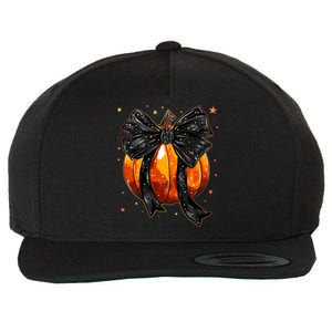 Cute Fall Autumn Halloween Pumpkin Wool Snapback Cap