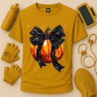 Cute Fall Autumn Halloween Pumpkin Cooling Performance Crew T-Shirt