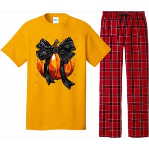 Cute Fall Autumn Halloween Pumpkin Pajama Set