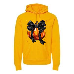 Cute Fall Autumn Halloween Pumpkin Premium Hoodie