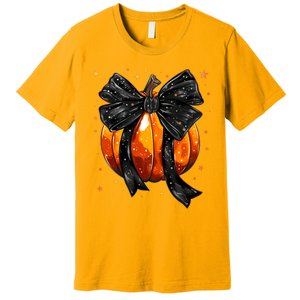 Cute Fall Autumn Halloween Pumpkin Premium T-Shirt